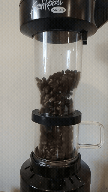 Dancing coffee beans